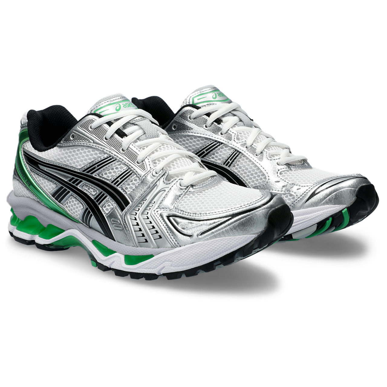 アシックス ゲル カヤノ14 asics  GEL-KAYANO 14 WHITE/MALACHITE GREEN