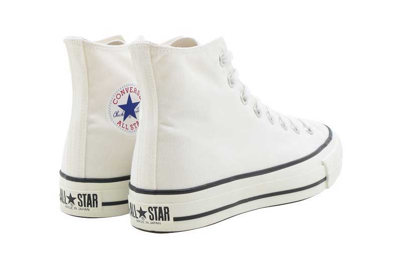 コンバース キャンバス オールスター J ハイ CONVERSE CANVAS ALL STAR J HI Made in JAPAN 32067960 白 日本製 メイドインジャパン スニーカー レディース 女性