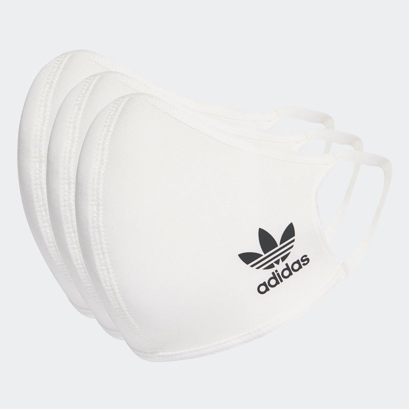 adidas FACE COVERS M/L 3-PACK フェイスカバー 3枚組（M/L）HB7850 マスク 白 おすすめ 大人気 人気色 新作