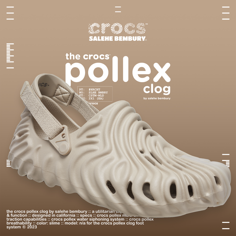 クロックス サラへ ベンバリー X ザ パレックス クロッグ Crocs Salehe Bembury X The Pollex Clog