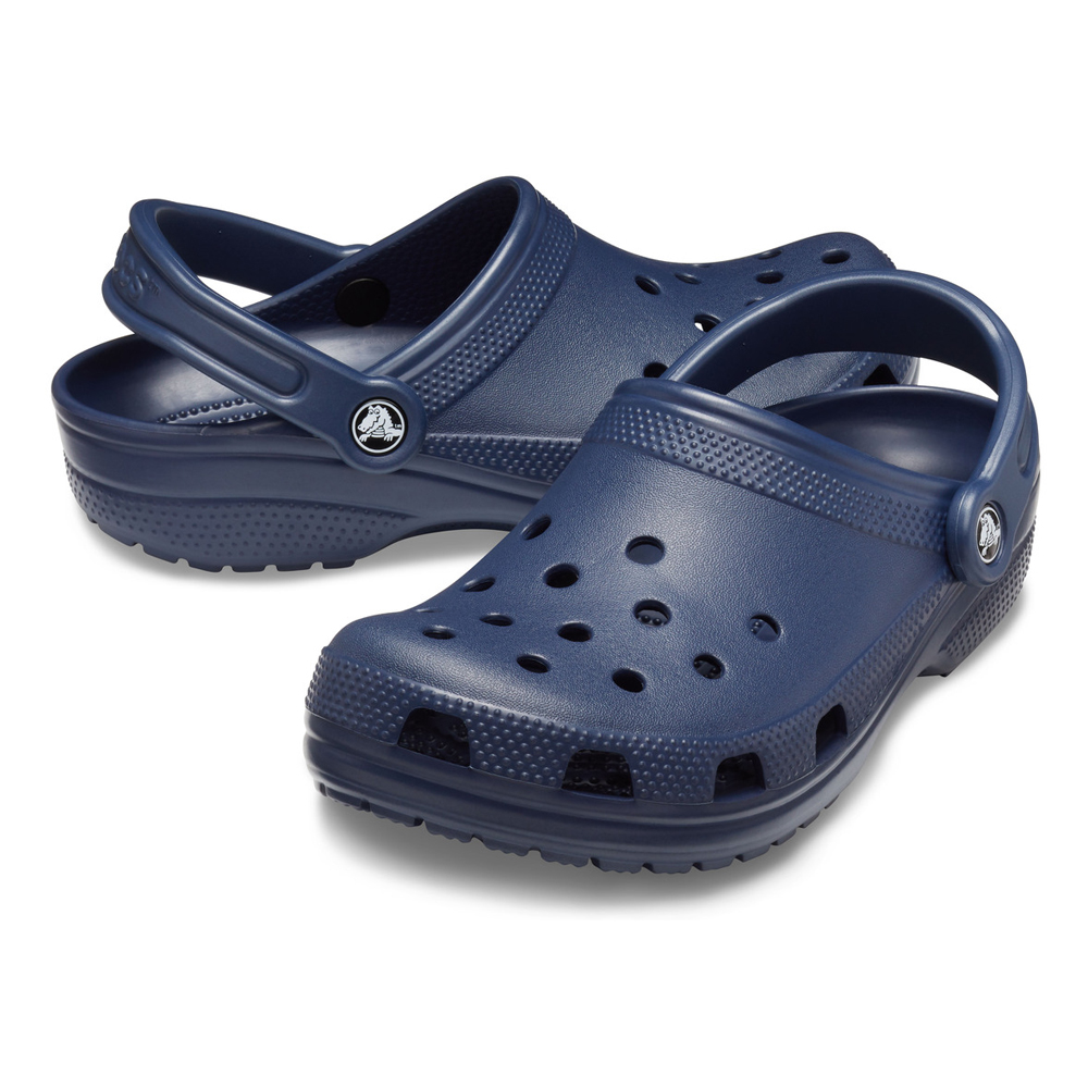 crocs navy blue shoes