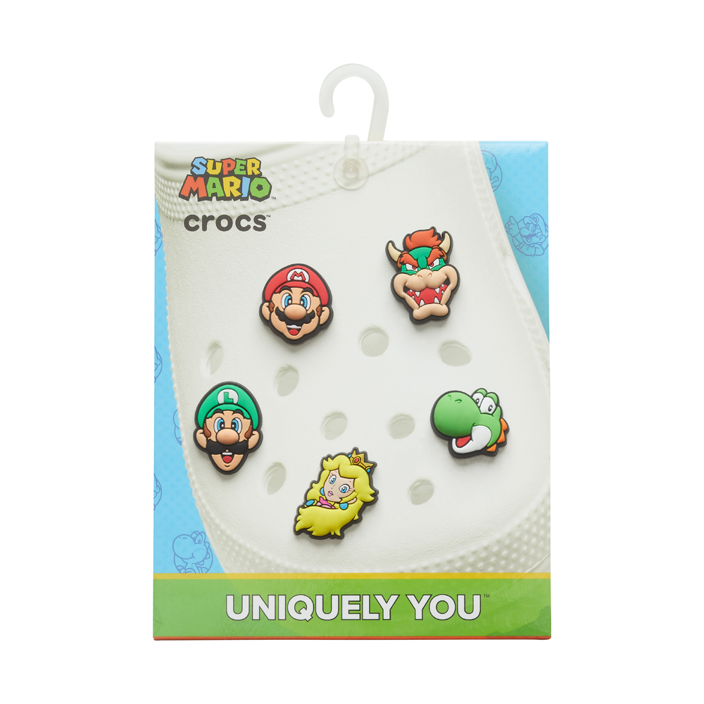 クロックス ジビッツ Crocs JIBBITZ 10007701  Super Mario 5-Pack