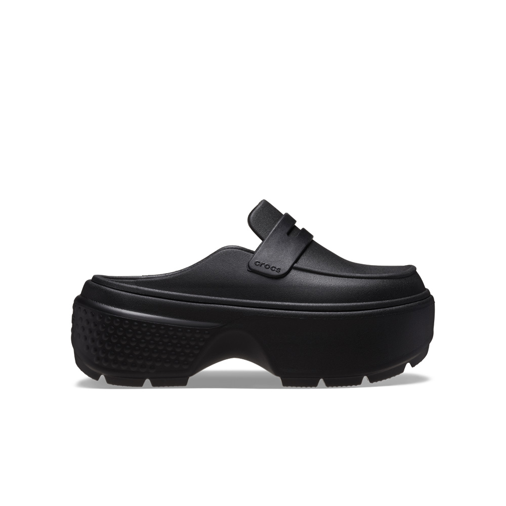 クロックス ストンプローファー  crocs STOMP LOAFER 209937-060 BLACK/BLACK