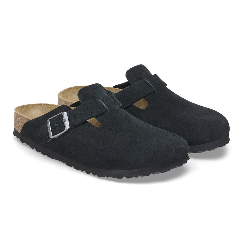 ビルケンシュトック ボストン スエードレザー BIRKENSTOCK BOSTON LEVE Black