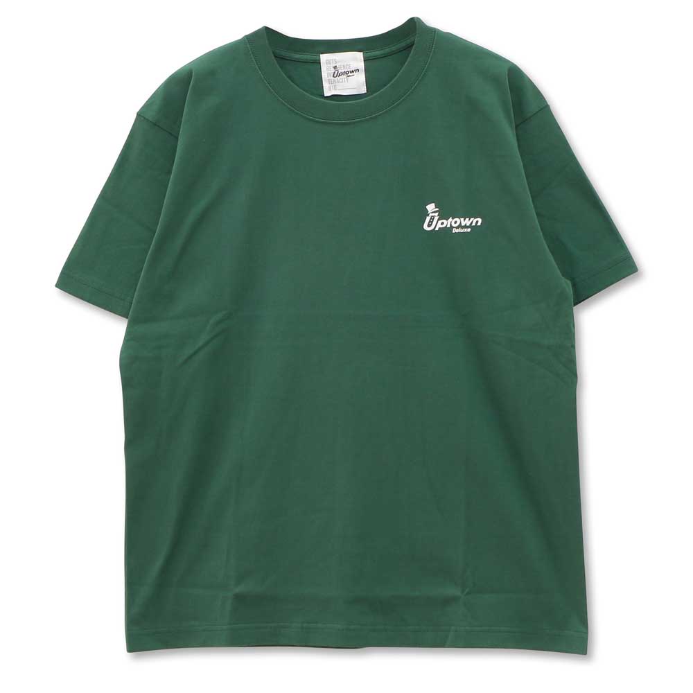UPTOWN LOGO T-SH アップタウン ロゴ Tシャツ IVY GREEN/WHITE