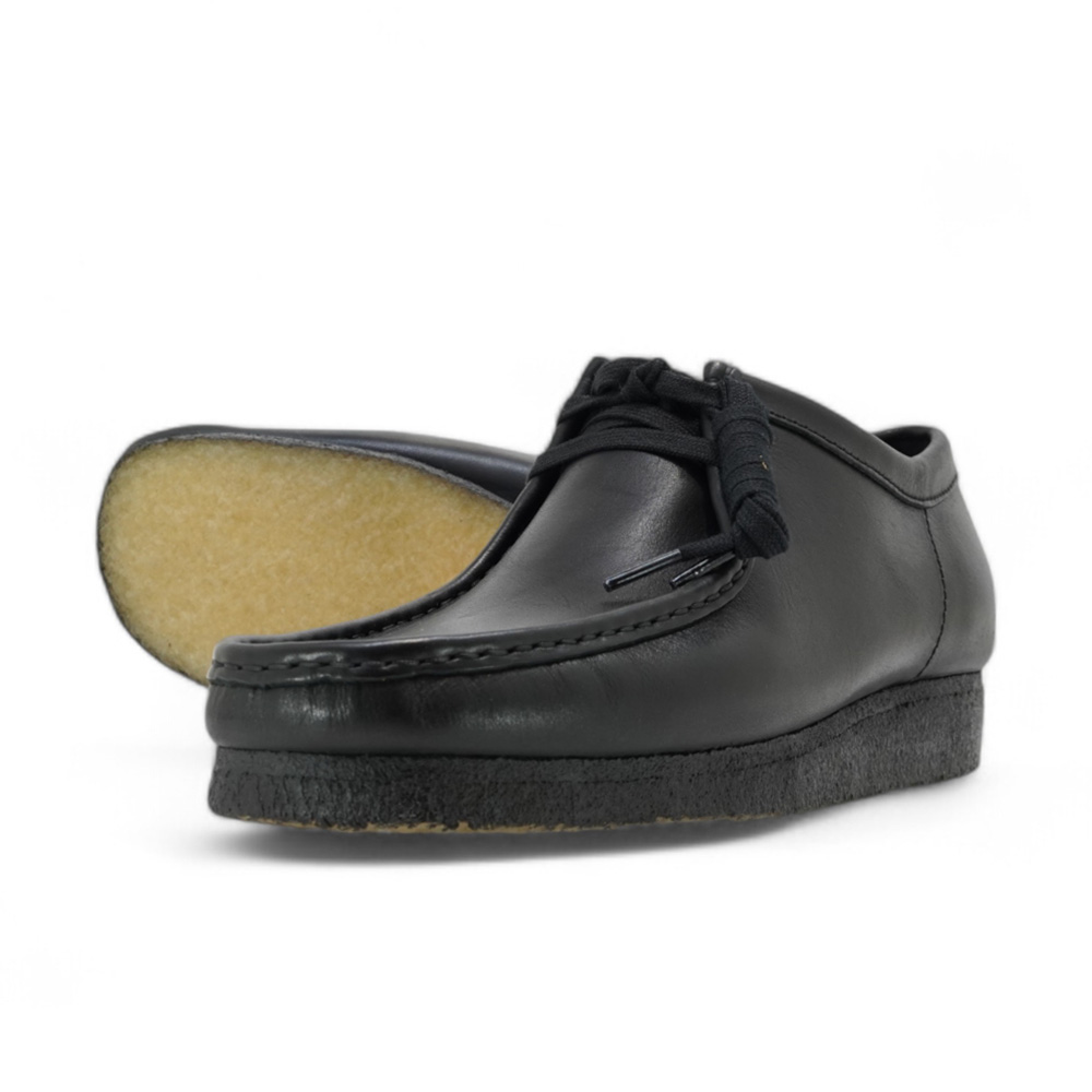 クラークス ワラビー  Clarks Wallabee -Black Leather