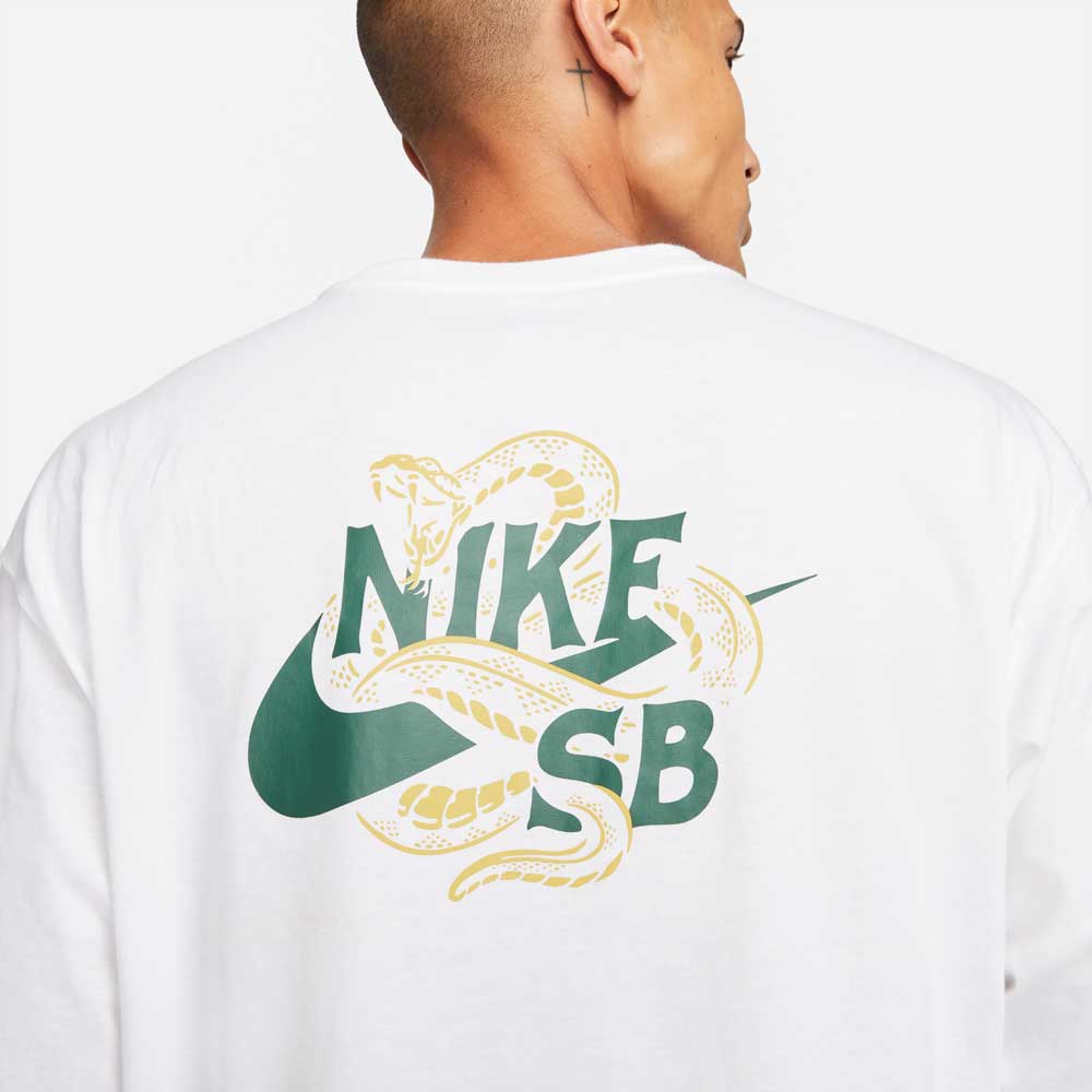 ナイキSB スネーク ロングスリーブ Tシャツ NIKESB SNAKE L/S T-shirt DM2258-100 ロンT ウェアー アパレル 白 おすすめ 大人気 人気色 服 新作