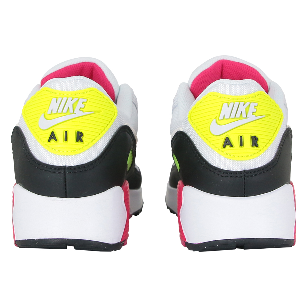 ナイキ エア マックス90  ホワイト NIKE AIR MAX 90 WHITE/BLACK-VOLT-RUSH PINK