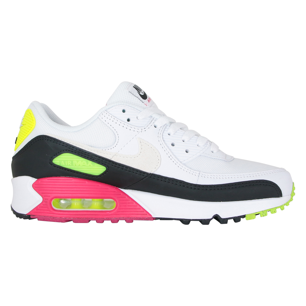 ナイキ エア マックス90  ホワイト NIKE AIR MAX 90 WHITE/BLACK-VOLT-RUSH PINK