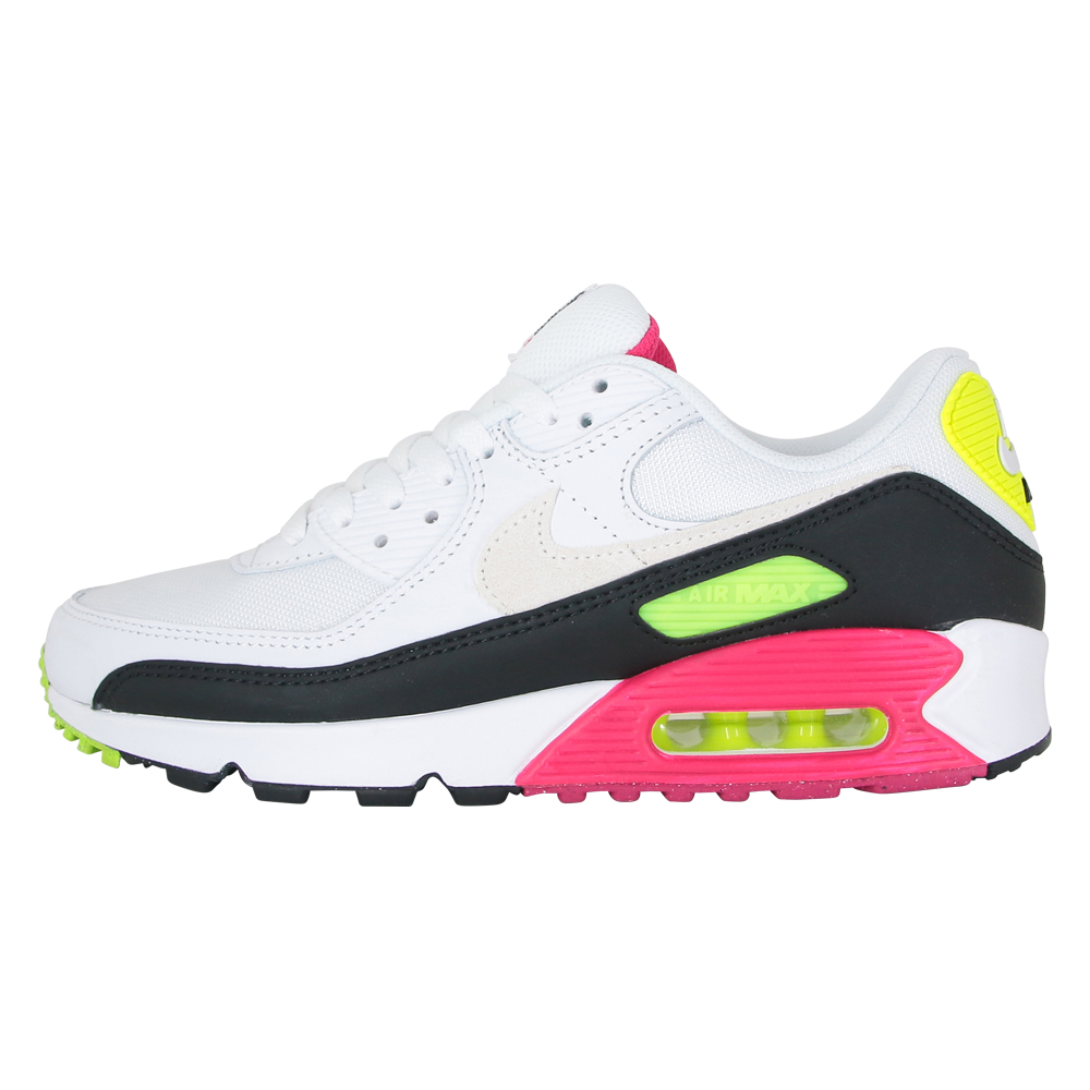 90 NIKE AIR MAX 90 WHITE BLACK VOLT RUSH PINK