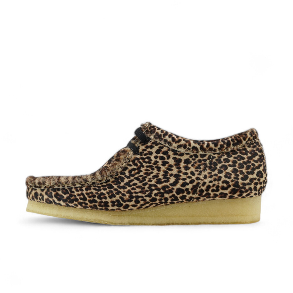 クラークス ワラビー Clarks Wallabee Leopard Print