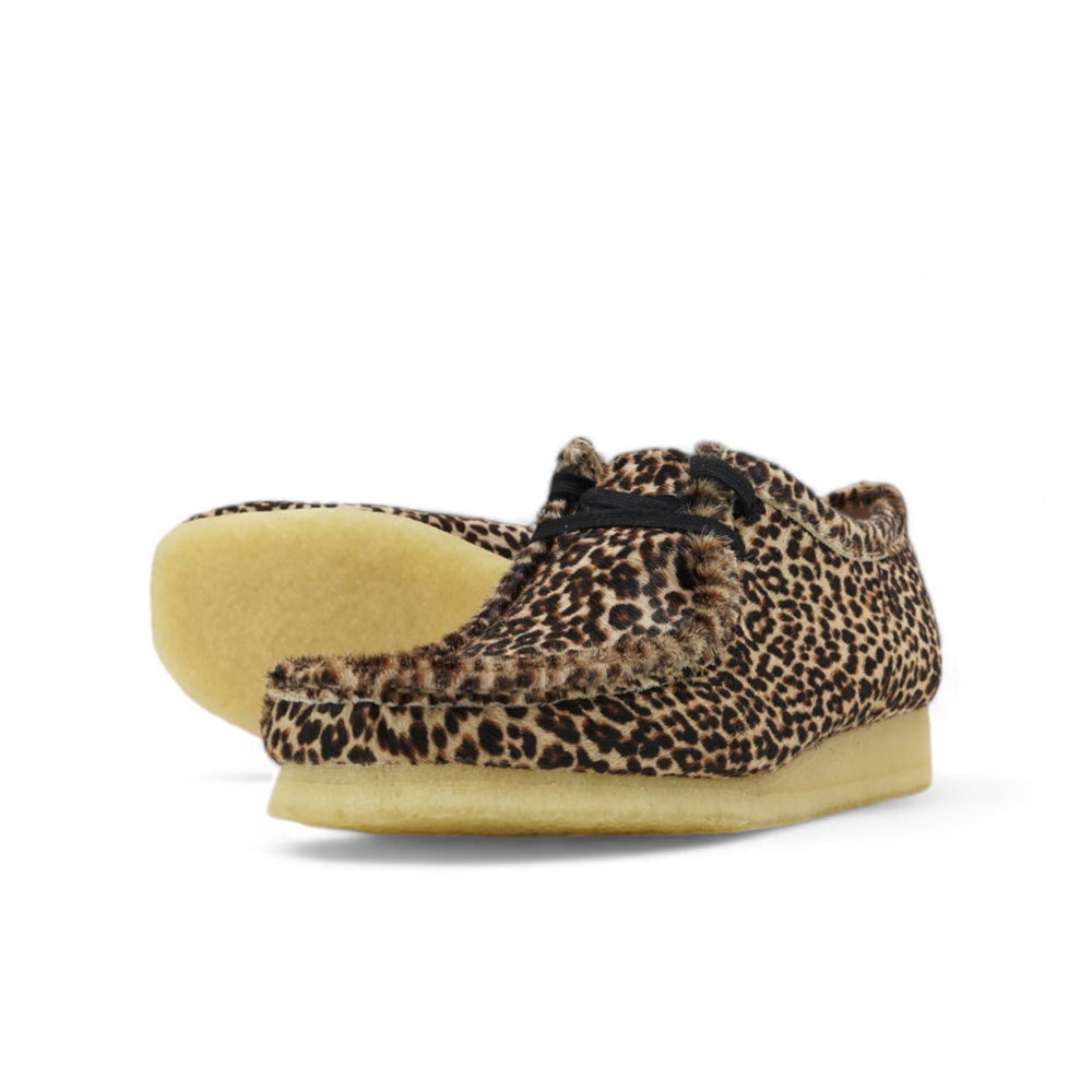 クラークス ワラビー Clarks Wallabee Leopard Print