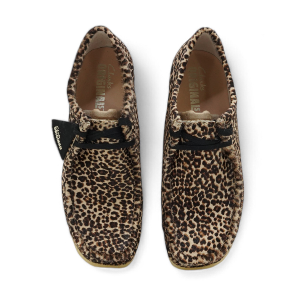 クラークス ワラビー Clarks Wallabee Leopard Print