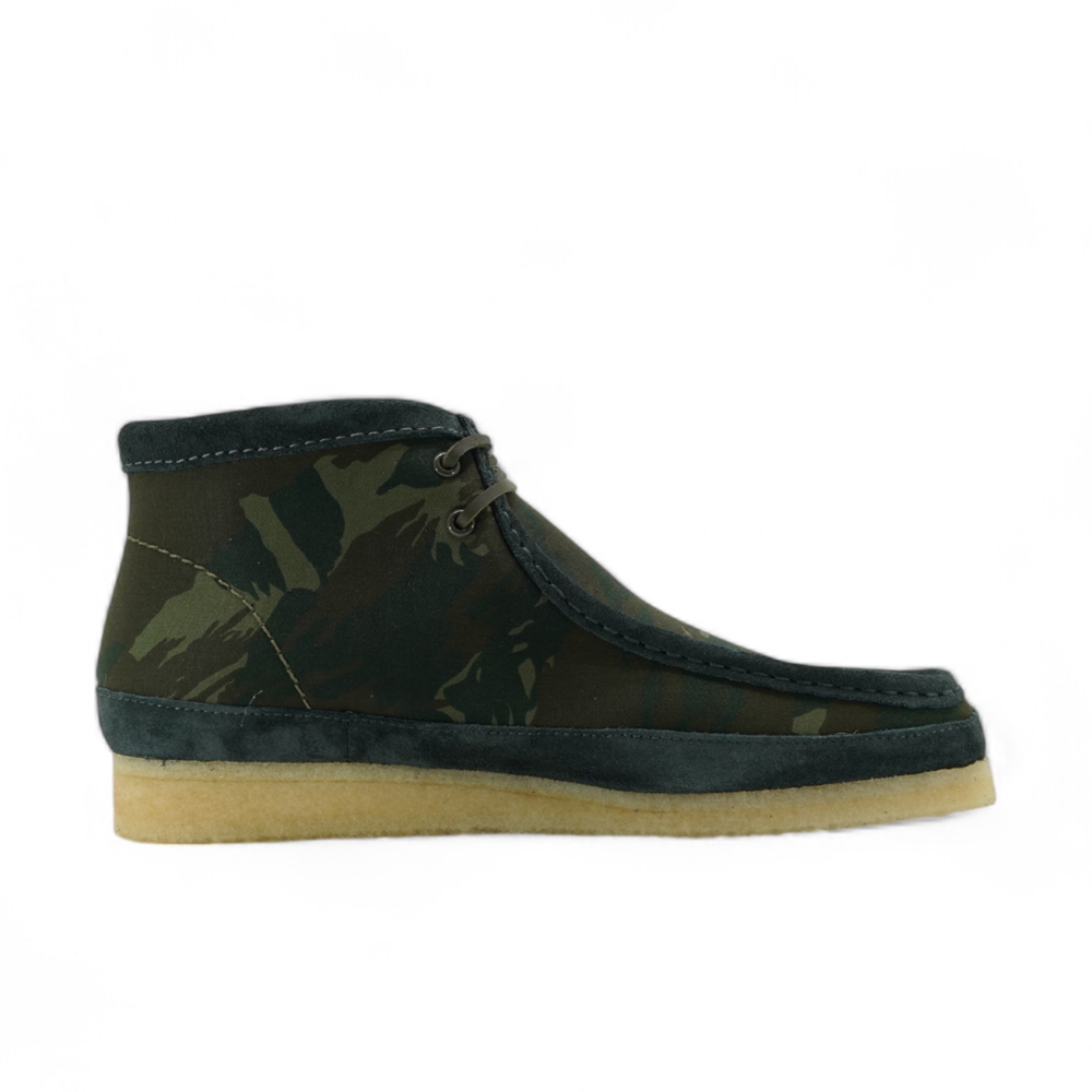 クラークス ワラビー ブーツ Clarks Wallabee Boot GRN Camouflage