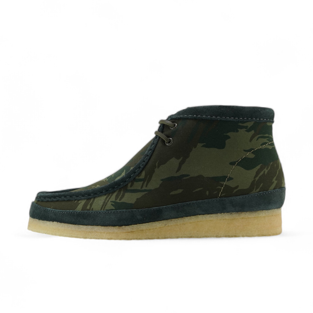 クラークス ワラビー ブーツ Clarks Wallabee Boot GRN Camouflage