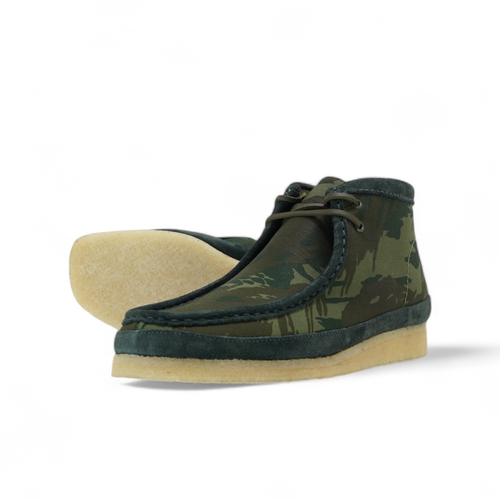 クラークス ワラビー ブーツ Clarks Wallabee Boot GRN Camouflage