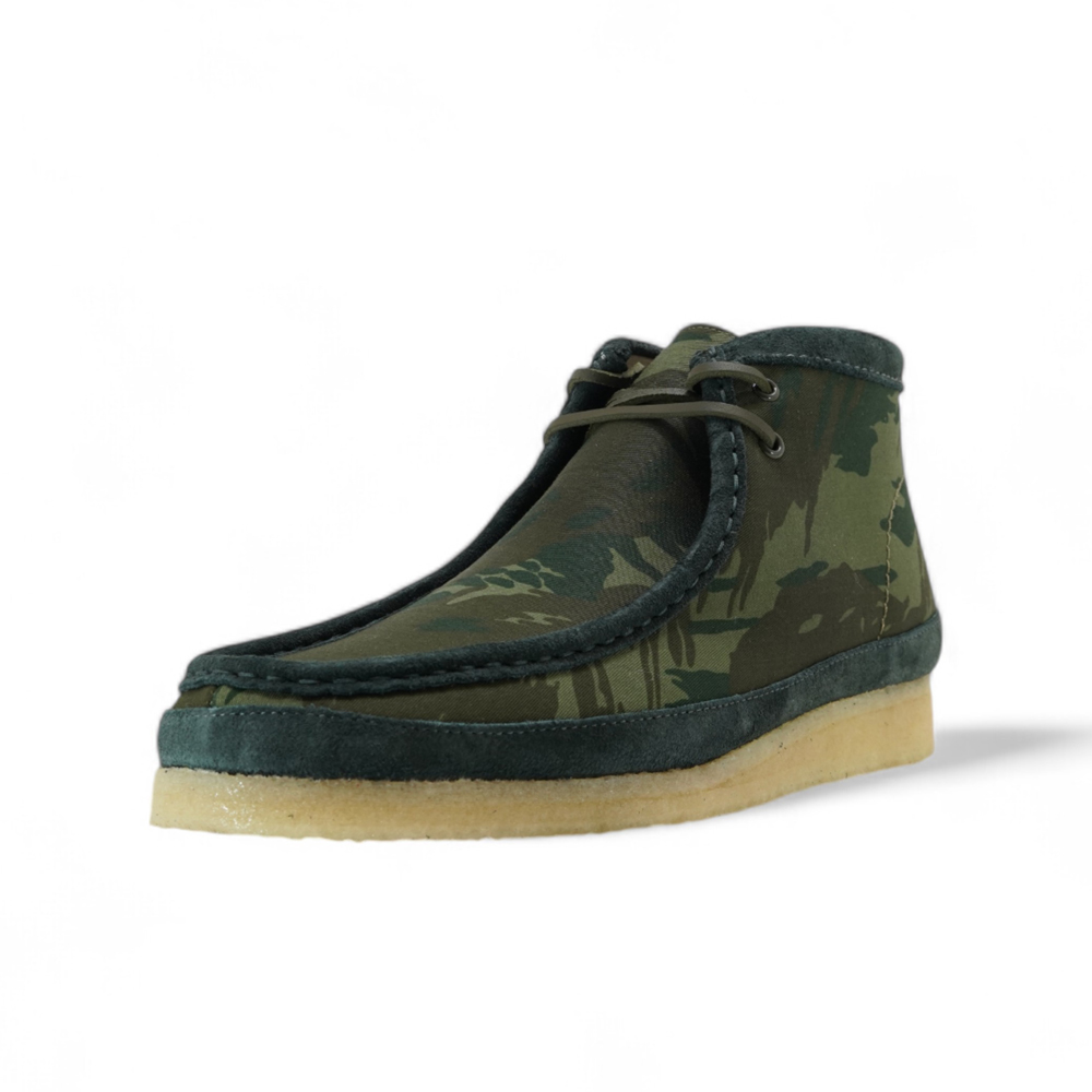 クラークス ワラビー ブーツ Clarks Wallabee Boot GRN Camouflage