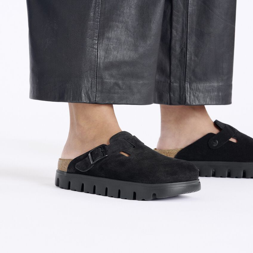 ビルケンシュトック ボストン チャンキー  BIRKENSTOCK BOSTON CHUNKY LEVE BLACK/BLACK