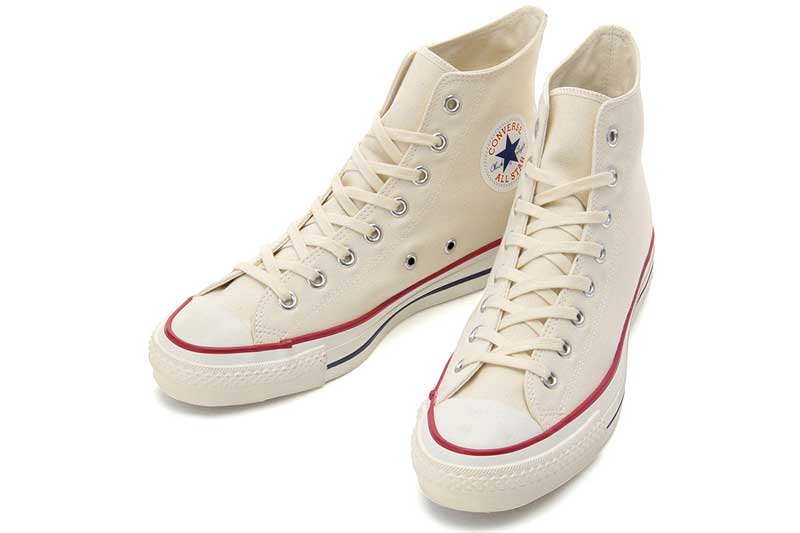 コンバース キャンバス オールスター J ハイ CONVERSE CANVAS ALL STAR J HI Made in JAPAN 32068430 日本製 メイドインジャパン ナチュラル スニーカー レディース 女性