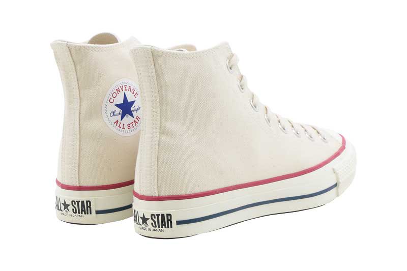 コンバース キャンバス オールスター J ハイ CONVERSE CANVAS ALL STAR J HI Made in JAPAN 32068430 日本製 メイドインジャパン ナチュラル スニーカー レディース 女性