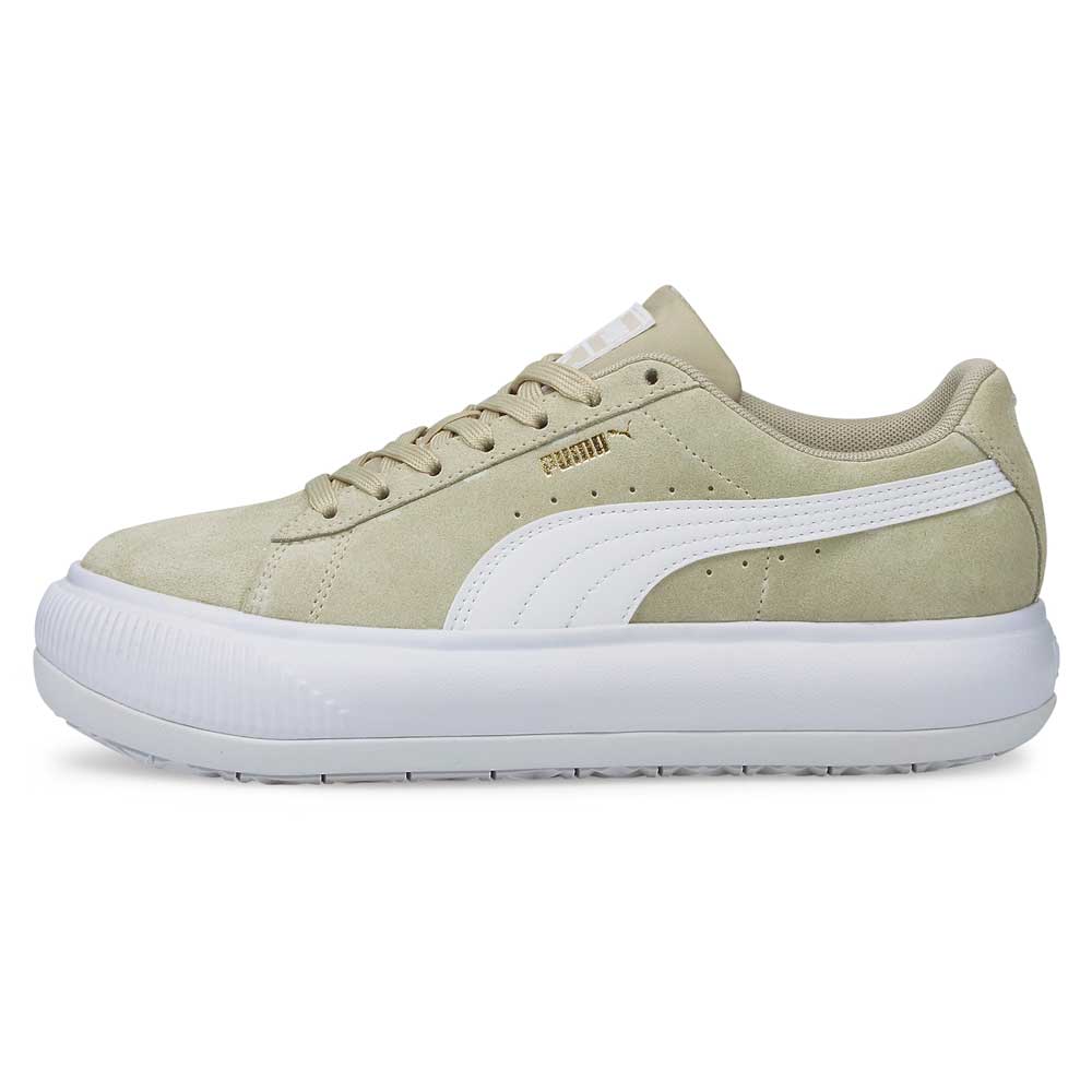 プーマ レディース 厚底 スニーカー ベージュ スウェード マユ Puma Suede Mayu 16